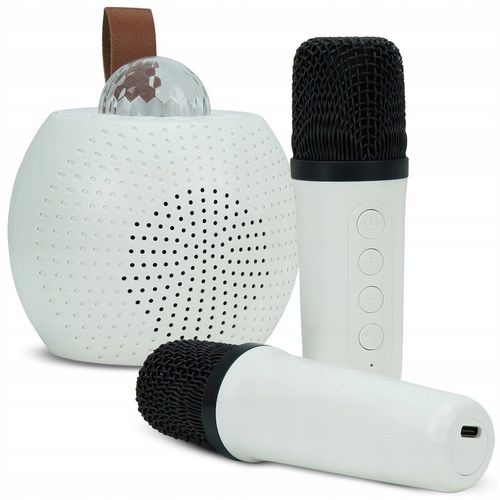 Bezprzewodowy Zestaw Karaoke MusicMate MM-SC150 GleamStar + 2 Mikrofony na Arena.pl