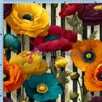 zapis-Makowa Promenada- Dresówka Pętelka 235g/m2