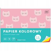 zeszyt papierów kol. wycinanka a4/10k a'10 0016