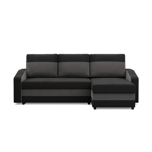 Narożnik uniwersalny, mikrofaza, AURELO, 231x140x92 cm, szary | TYLETEGOTU na Arena.pl