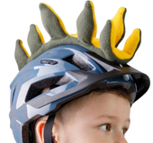 DINOZAUR ozdoba na kask rowerowy na motor rower hulajnogę narty na rzepy