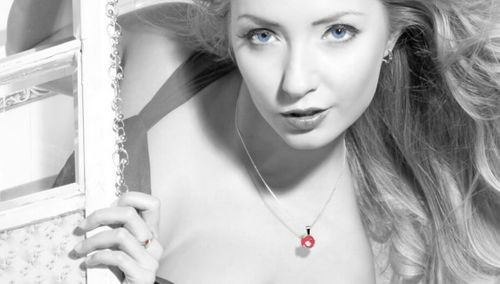 Srebrny wisiorek WDE2929 - Emalia na Arena.pl