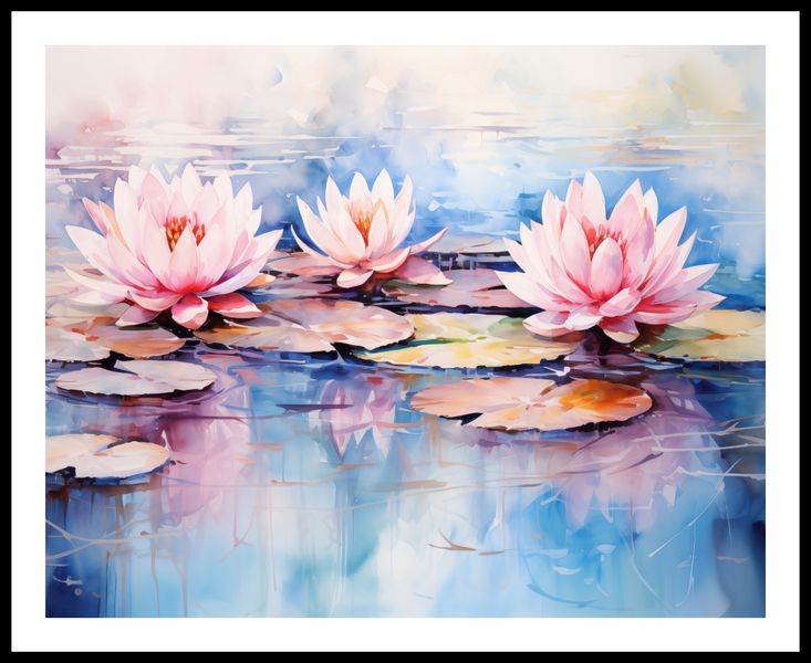 Plakat 76x60,5cm Spokojne Odbicia zdjęcie 3