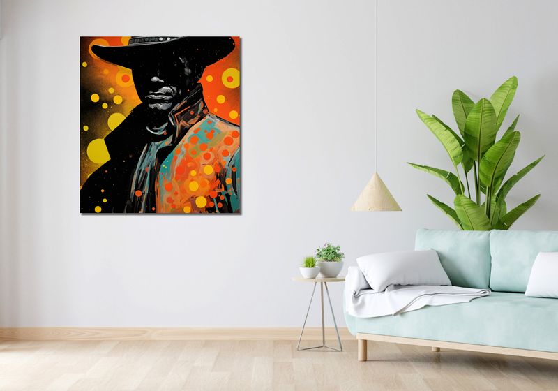 Obraz 90x100cm Kowboj Kosmosu zdjęcie 2