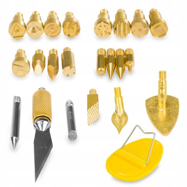 Lutownica 60W Wypalarka do Drewna Pirograf 23ele zdjęcie 3