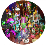 Opłatek na tort Plants of Zombie