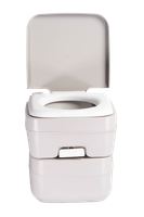Przenośna toaleta turystyczna na kemping lub działkę mobilne WC 20l