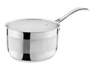 Rondel rondelek stalowy z rączką 1,2 l 14 cm PRIMO grube dno indukcja