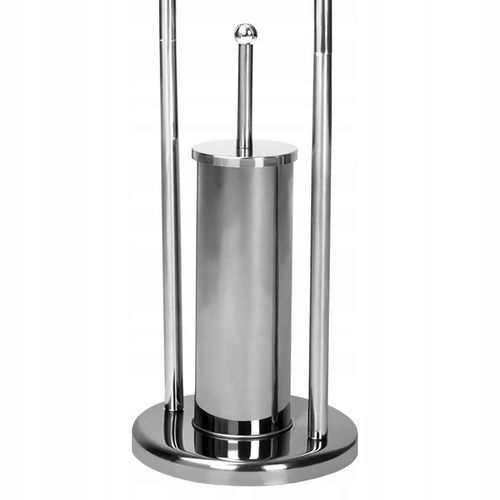 STOJAK NA PAPIER toaletowy + SZCZOTKA DO WC ZESTAW PRAKTYCZNY na Arena.pl