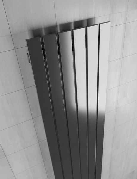 Grzejnik dekoracyjny 140x45 BELLO-Czarny połysk zdjęcie 5