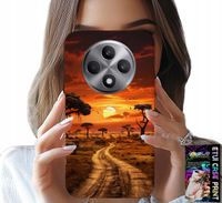 ETUI DO OPPO RENO12 F / 12FS 5G - SAFARI AFRYKA ZACHÓD SŁOŃCA PIĘKNE WIDOK