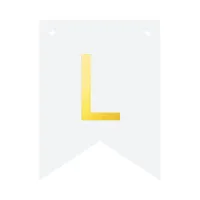 Baner DIY 16 cm - literka L