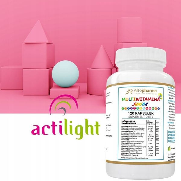 Multiwitamina JUNIOR witaminy dla dzieci 120k zdjęcie 5
