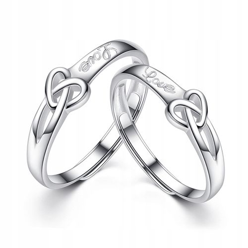 Srebrne OBRĄCZKI ŚLUBNE STAL PARA Regulowane r.UNI na Arena.pl