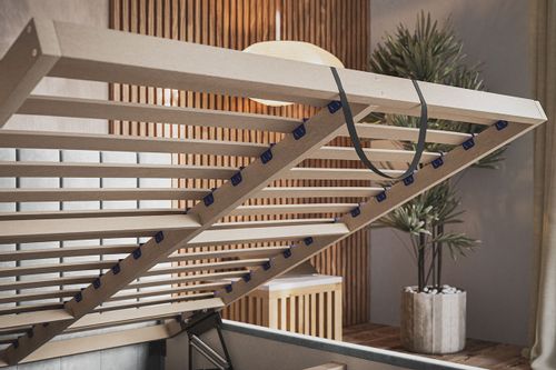 Łóżko Slim 9 tapicerowane 120x200 stelaż pojemnik na Arena.pl