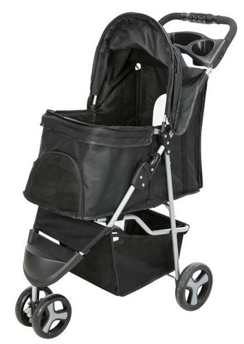 Wózek spacerowy dla psów kotów starszych chorych Trixie 47x100x80cm czarny na Arena.pl