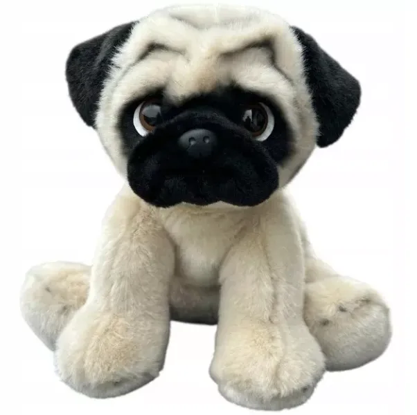 Maskotka Piesek Buldog Mops DUBI - 28cm zdjęcie 1