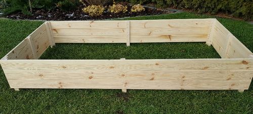 WARZYWNIAK ZIELNIK INSPEKT SKRZYNIA 120x80x30 EKO DREWNIANY WYSOKI na Arena.pl