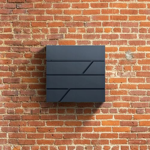 SKRZYNKA POCZTOWA NA LISTY POCZTĘ ANTRACYT NOWOCZESNA +WZÓR NAPIS Z ADRESEM na Arena.pl