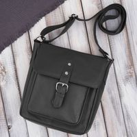 listonoszka męska na ramię vintage retro ze skóry