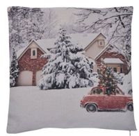 Poduszka ze świątecznym nadrukiem