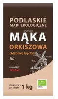 MĄka Orkiszowa Chlebowa TYP 750 BIO 1 kg - BIO Life (mĄki Podlaskie)