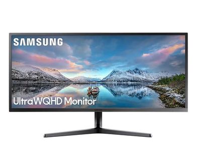 Samsung Monitor 34,5 cala LS34J550WQRXEN VA 3440x1440 Ultra WQHD  21:9 format kinowy 2xHDMI/1xDP 4 ms (GTG) płaski