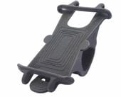 Uchwyt na telefon do roweru silikonowy - czarny