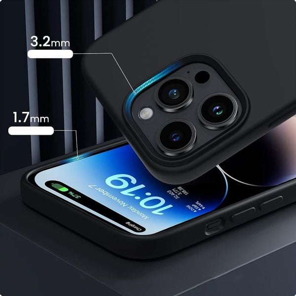 TECH-PROTECT SILICONE MAGSAFE IPHONE 15 MATTE BLACK zdjęcie 4