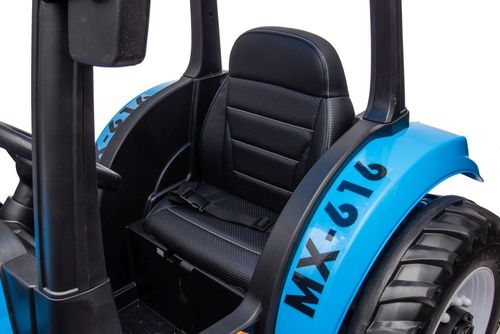 Traktor Na Akumulator A011 24V  Niebieski na Arena.pl