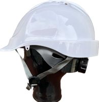 Kask Hełm Roboczy Thor Budowlany 4-Pkt Biały White