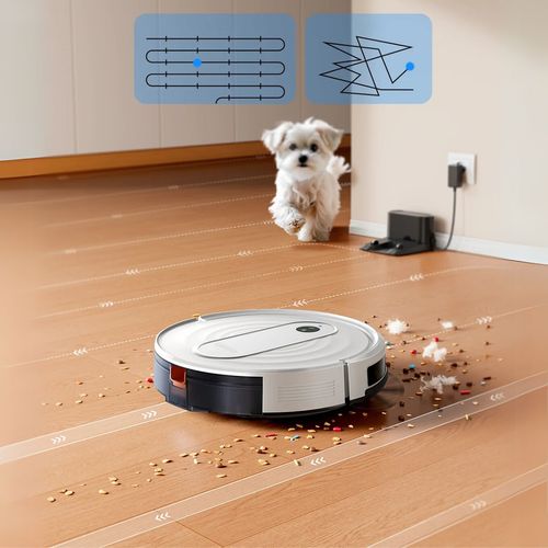 Robot sprzątający Laresar P10 Automatyczny odkurzacz mopujący moc 4500Pa na Arena.pl