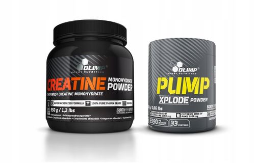 OLIMP CREATINE MONOHYDRATE + PUMP XPLODE ZESTAW na Arena.pl