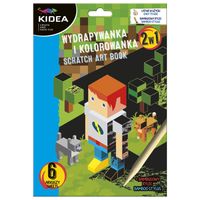 wydrapywanka i kolorowanka 2w1 pixele game kidea
