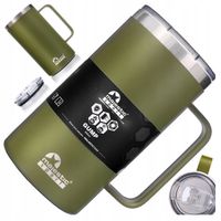 KUBEK TERMICZNY MAJESTIC SPORT GUMP NA KAWĘ HERBATĘ Z UCHWYTEM UCHEM 650 ml