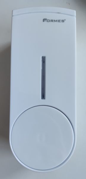 DOZOWNIK DO MYDŁA ŚCIENNY POLISTYREN 460ml BIAŁY zdjęcie 2