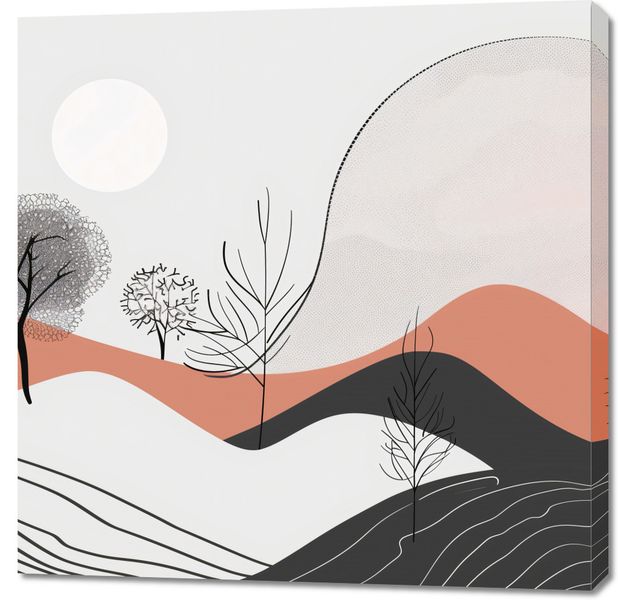 Obraz 90x90cm Półcień Widoku zdjęcie 1