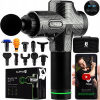 Pistolet do Masażu Alpha Massage Gun Pro - Masażer do Pleców, Stóp i