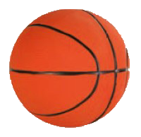 Zabawka dla psa gumowa piłka z piszczałką pomarańczowa 13cm UNIQ PETS