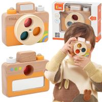 VIGA Drewniany Aparat Fotograficzny -Kolory i Dźwięk