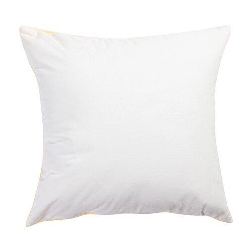 Poszewka pluszowa BestSub 40 x 40 cm do sublimacji - zółta na Arena.pl