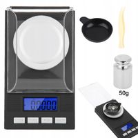 DOKŁADNA WAGA ELEKTRONICZNA JUBILERSKA PRECYZYJNA 0,001g /100g LCD