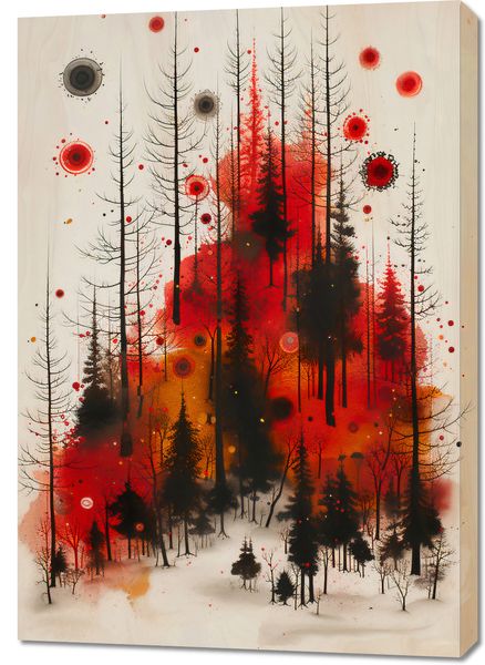Obraz 70x100cm Światło w Mroku zdjęcie 1