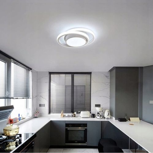 LAMPA SUFITOWA PLAFON LED OKRĄGŁY BIAŁY NOWOCZESNY DO SALONU 32W 6500K na Arena.pl