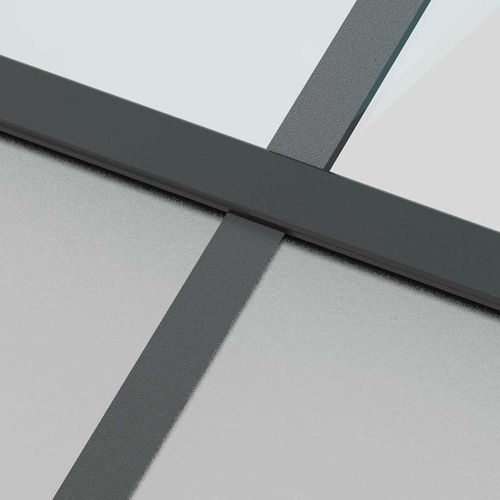 Drzwi przesuwne z zestawem okuć czarne 102,5x205 cm na Arena.pl