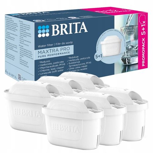 Wkład filtrujący Brita Maxtra Pro filtr do wody do dzbanek Brita Glass 6x na Arena.pl