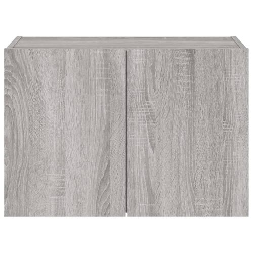 Ścienna szafka TV z LED, szary dąb sonoma, 60x35x41 cm na Arena.pl