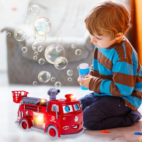 WÓZ STRAŻACKI NA BAŃKI MYDLANE STRAŻ POŻARNA EDEK AUTO DO BANIEK SAMOCHÓD na Arena.pl