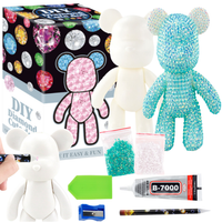 Zestaw Artystyczny Wyklejanka Malowanie Diamentami Figurka Plastyczny Dd121