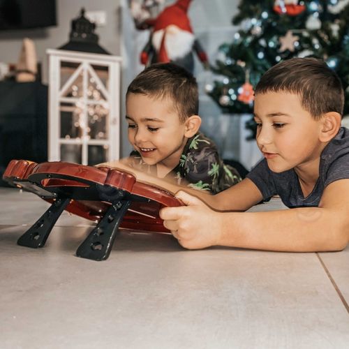 WOOPIE Znikopis Tablica Magnetyczna Kolorowa Stempelki Bordowy na Arena.pl